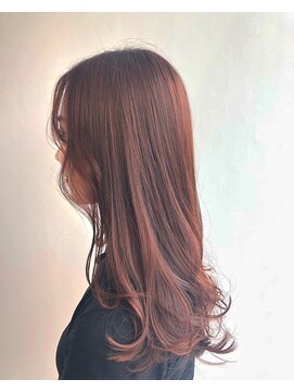 ヘアメイク オブジェ(hair make objet) autumn pink ヨジャ