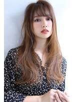 ブラン 梅田(Blanc)&nbsp;【Blanc/梅田】ダブルバング＿レイヤーロング＿yu