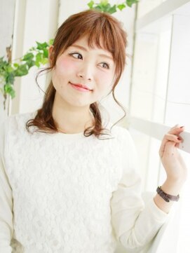 ヘアメイク ナル(hair make nalu) カジュアルスイートなアップスタイル