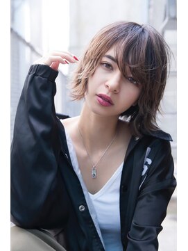 オースティン 門前仲町(AUSTIN) 大人かわいい前髪セシルカットココアブラウンフリンジウェーブ