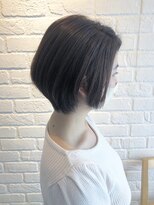 デイジー インデックスヘア 大島店(DAISY index hair)&nbsp;前髪なしクールショート×ひし形シルエット耳かけヘア