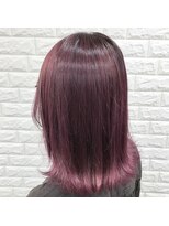 デザイアー 下高井戸店(desire)&nbsp;カシスピンク×切りっぱなしボブ