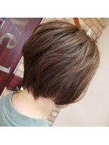 レーヴヘアー(r'eve hair)&nbsp;ふんわり前下がりショートボブ