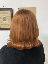 ヘアーデザインサロン スワッグ(Hair design salon SWAG) オレンジブラウン