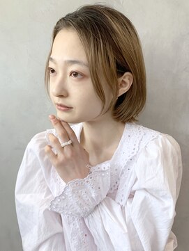 アイティー バイ アルバム 中野店(IT by ALBUM) ボブスタイル_くびれヘアビタミンカラーメルティカラー_88501