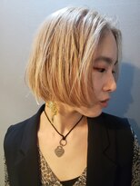 ペネロープ(Penelope) 【新宿penelope】ワンレンボブ×Wカラーベージュ!遠藤至