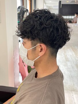 ラッキーヘア 加古川(Lucky Hair) 爽やか大人メンズパーマスタイル【カドワキ】