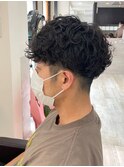 爽やか大人メンズパーマスタイル【カドワキ】