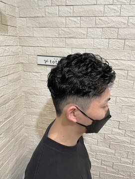 トット(totto) パーマ　オールバックスタイル