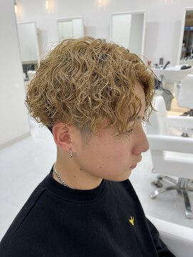 ドロップ プードルパーマ