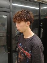 スレイ 西宮(SLAY)&nbsp;波巻きハイライトアップバングツーブロックマッシュ