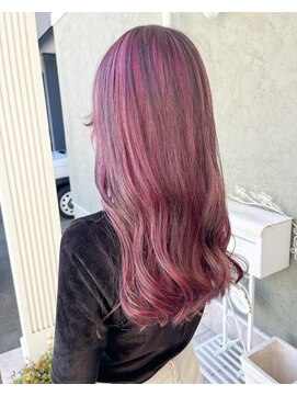 ティアナ(Tiana) アンブレラカラー♪Pink×Black