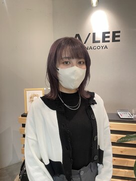 アイリー 名古屋(A/LEE) シルバーパープル／ウルフヘア