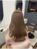 【emma小濱】程よいブラウン味のあるマロンベージュ