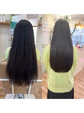 ハニー(HONEY) 髪が巻けるストレートパーマ【プレミアム美髪矯正】