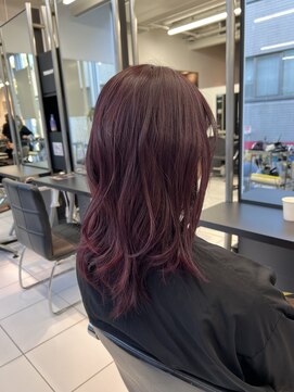 トニーアンドガイ 青山表参道店(TONI&GUY) 【川原】セミディシアーカラーチェリーピンク