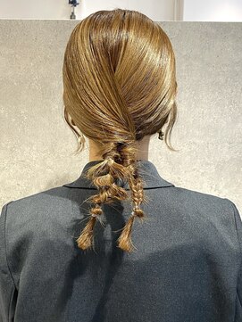 ラミエバイメルト 下北沢(lamie by melt) 花田/ヘアセット/結婚式ヘアセットお呼ばれヘアセット/夏/下北沢