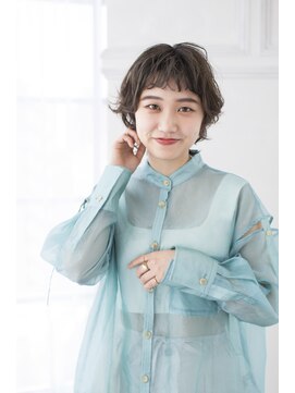 トティア 本通(Totia) 【Totia本通】オン眉ショート×スローカラー