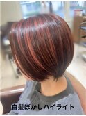 30代40代50代白髪ぼかしハイライト☆