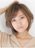 20代30代40代大人可愛い韓国ヘアミルクティハイトーン