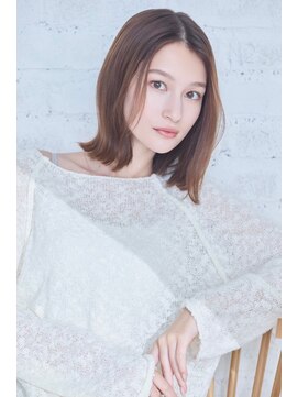 アンスリウム 吹田(Anthurium) きりっぱなしボブ/大人可愛い/髪質改善/シースルーバング