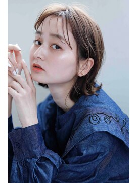 ラパヘアー(Lapa hair) 明るく見える♪シースルーバングボブ☆