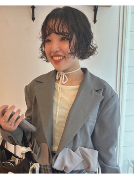 ガーランド (Garland) くるくるおしゃれミニボブパーマ