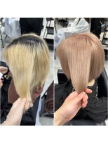 ネクスト 池袋(NEXT) ミルクティー/ベージュ/ダブルカラー/ハイトーン/池袋