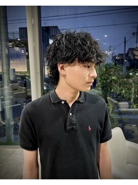 ブランコジーサウス(BLANCO G South) 波巻きパーマ/マッシュウルフ