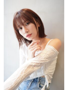 ニコ トウキョウ 渋谷(nico TOKYO) ボブレイヤーカット顔周りレイヤーウルフハッシュカットシャギー