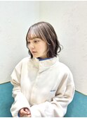 マロンベージュ/ボブ/前髪/レイヤー/髪質改善/縮毛矯正/立川