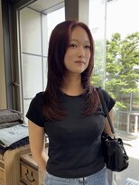 ラヴィズム(LUVISM)&nbsp;顔周りレイヤー/ダブルカラー/髪質改善/ケアブリーチ万代新潟駅