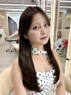 ロンドホットリップ 立川(Lond hot lip) ヘーゼルブラウン/レイヤーカット/マロンベージュ/韓国巻き