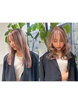 【南船場】SNSでも有名なスタイリスト在籍★ケアブリーチ特化でハイライト/ダブルカラーもおまかせ！