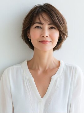 e.m.a プレミアムビューティーサロン 栄駅店(e.m.a PREMIUM BEAUTY SALON) ボブ/イメチェン/外ハネボブ/美髪/ワイドバング/髪型