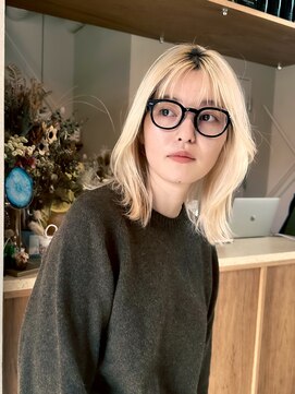 エルム 原宿 表参道(yelm) ブロンド×レイヤー/髪質改善/ダブルカラー/ホワイトブロンド