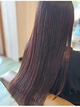 ヘアアトリエ ナイン(hair atelier nine) ヘッドスパ/チェリーレッド/ハイレイヤーウルフ/髪質改善/福島市