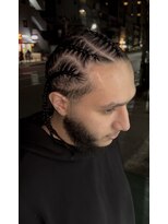 ヌーク 押上店(NooK) ウェーブデザインコーンロウ/コーンロウ/特殊ヘア/メンズ