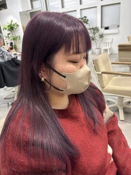 モリオフロムロンドン 大宮店(morio from London) 【大宮】優しいブリーチでバイオレット