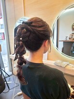 ファースト 祇園本店(first) 【セットサロンfirst】編み下ろしポニー