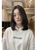 ビール 西新店(BEER) 小顔効果★ミディアムレイヤー