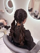 クラン 梅田店(Clan)&nbsp;あみこみツインテール/梅田ヘアセット