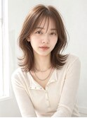 【NOA】韓国風顔まわりくびれレイヤーミディ