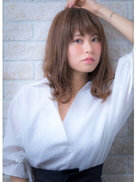 ソア 武蔵小杉(SOAR) 大人かわいい無造作カールとデザインカラー小顔ボブディ