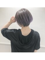 ノア ヘアデザイン 町田店(noa Hair Design) ショート×パープルバレイヤージュ