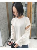 ボブ センターパート