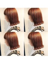 パラマ(Palama) 【Palama】切りっぱなしボブ×暖色系カラー♪