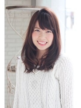 フォルテ 城北店 ゆるふわカジュアルセミロングスタイル○