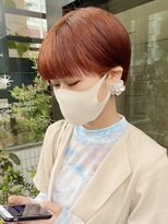 クリアーオブヘアー 一社店(clear OF HAIR)&nbsp;ビビットオレンジカラー