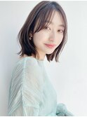 外ハネボブ×柔らかベージュ［髪質改善/池袋&目白&大塚］